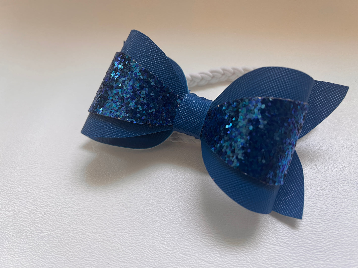 Solid Chic Hairbow BLUE