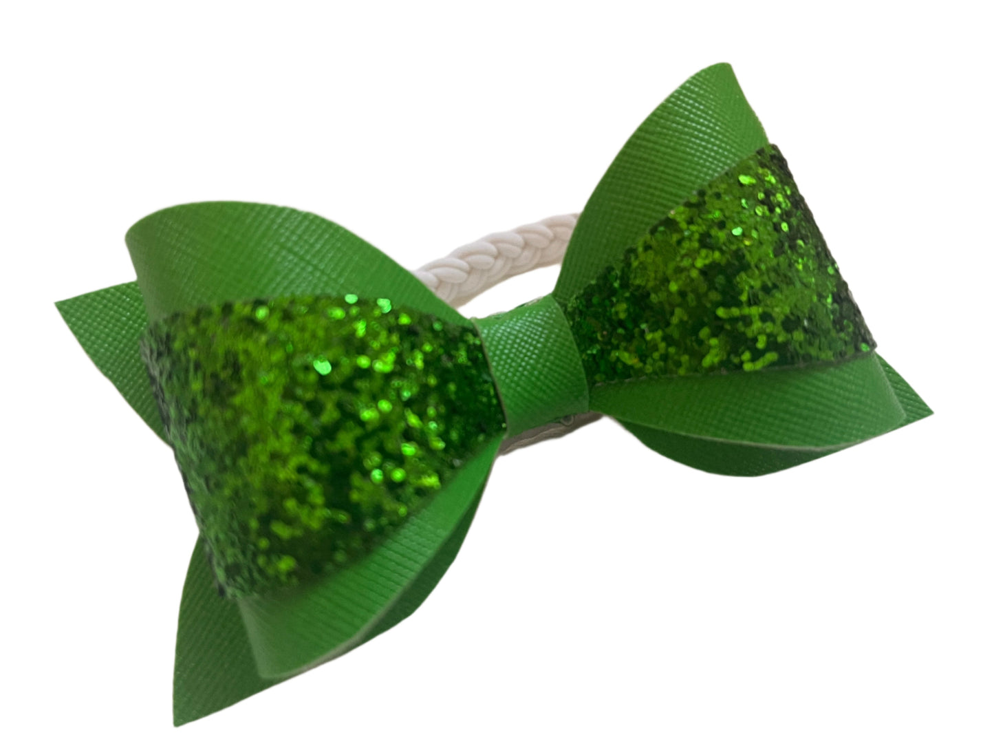 Solid Green Chic Hairbow