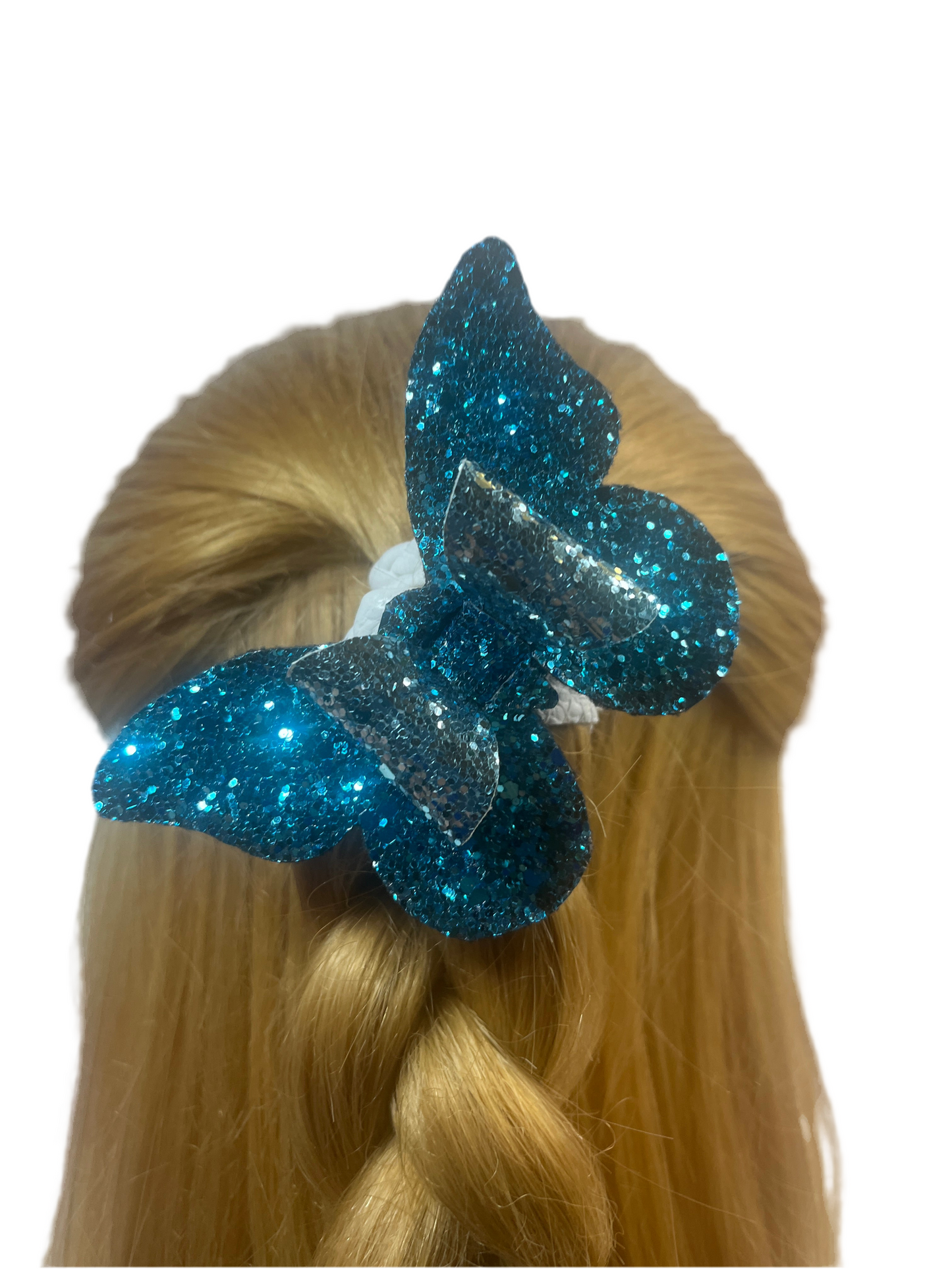 Turquoise Baby Blue Buttery Chic Hairbows
