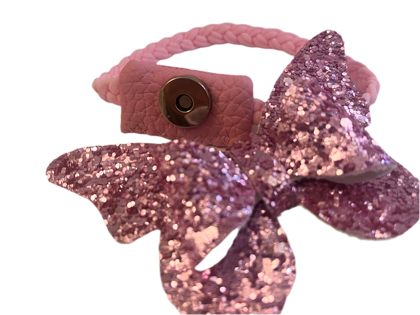 Pastel Pink Butterfly Chic Hairbow