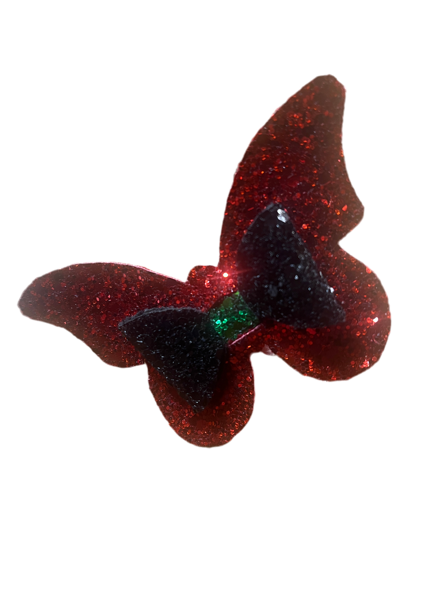 African Flag Colors Butterfly Chic Hairbow