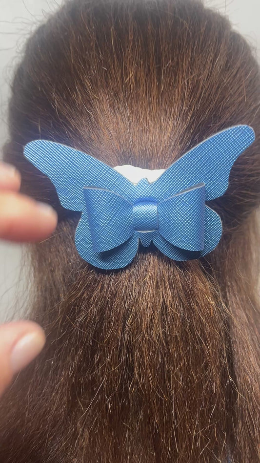 Cerulean Blue Butterfly Chic Hairband